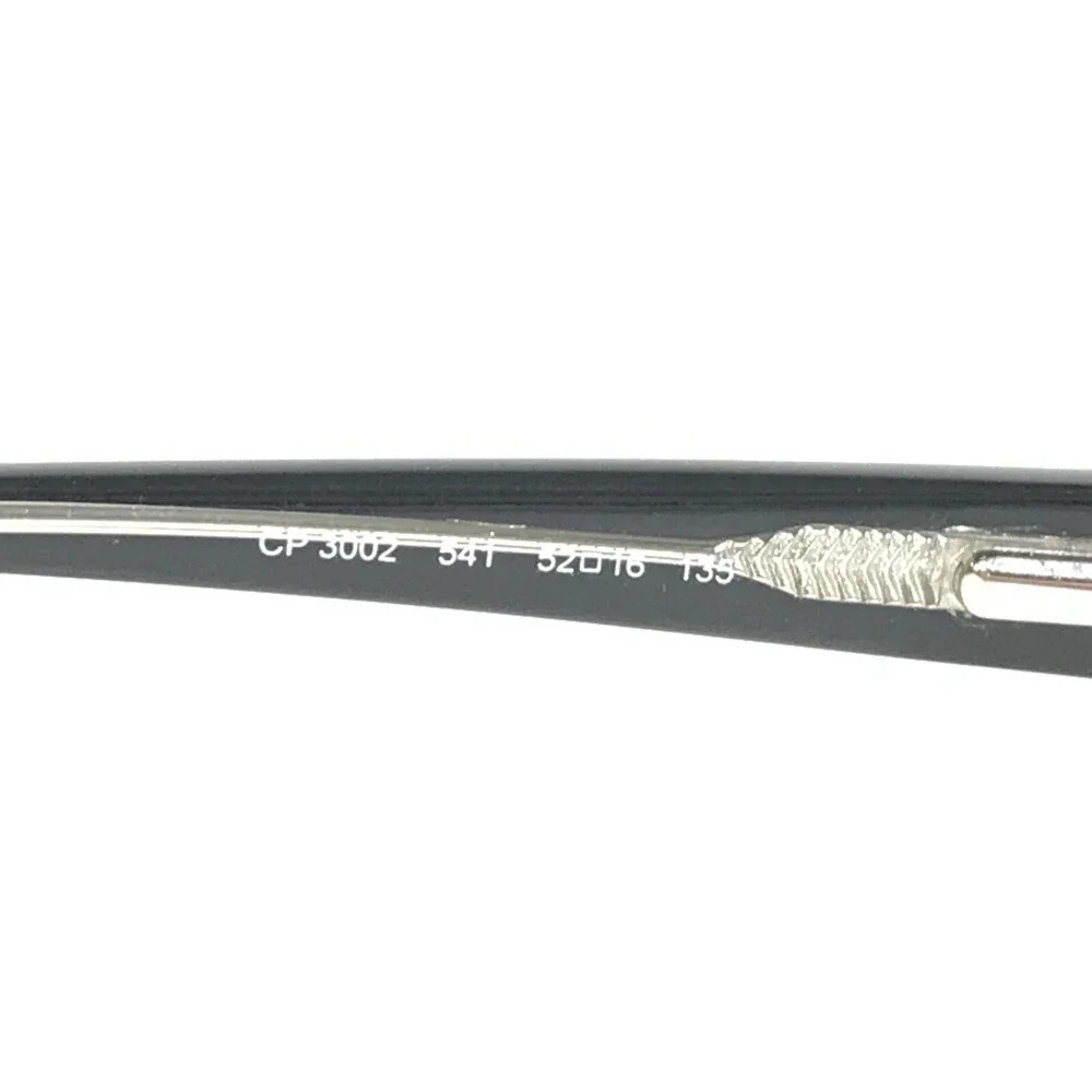 Chaps Eyeglasses Frames CP3002 541 Black Clear Rectangular Full Rim 52-16-135